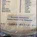 Hand made Painted Bamboo Tray Map Of Philippines decor