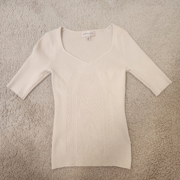 Philosophy Crew Neck Mid Sleeve Shirt SP
