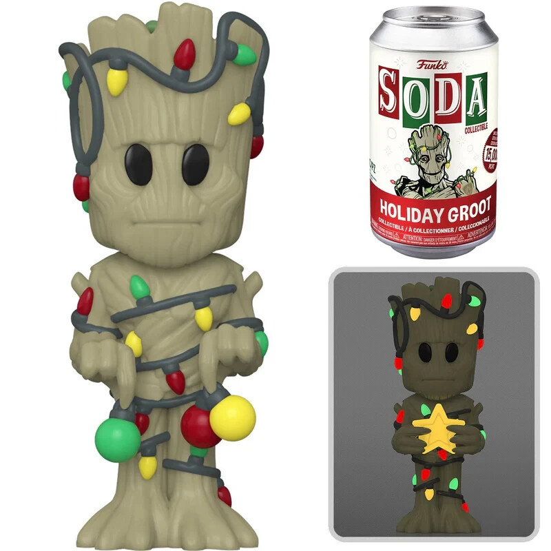 Funko Soda Holiday Groot SEALED CASE with Guarantee Chase