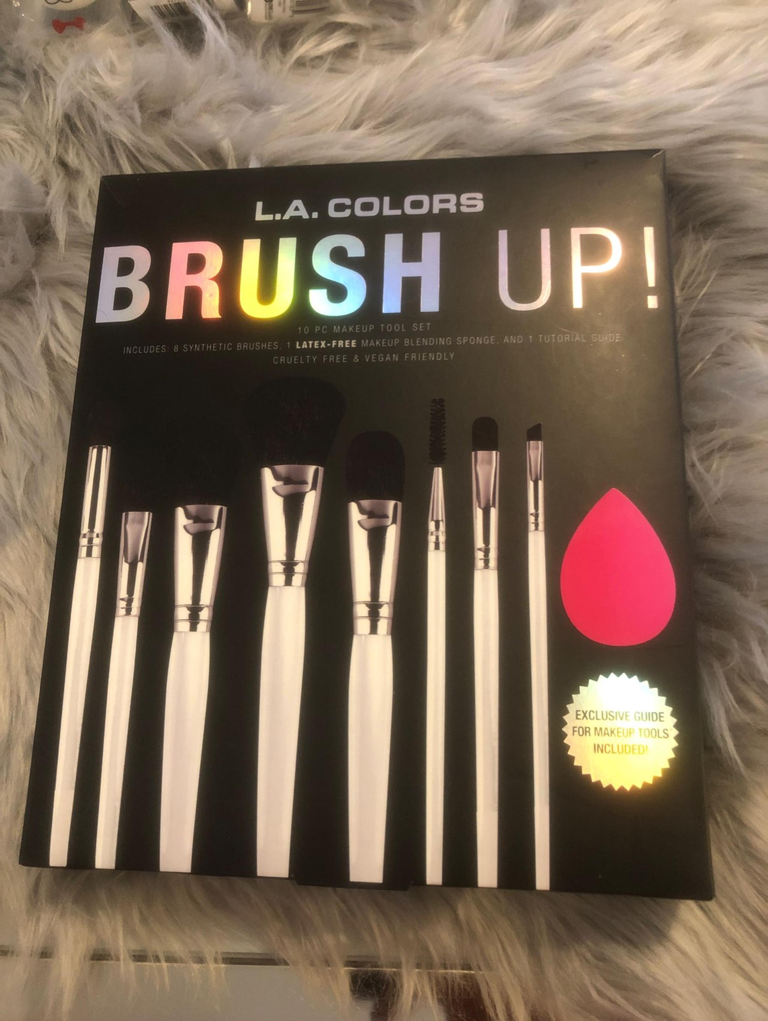 L.A colors makeup brush set