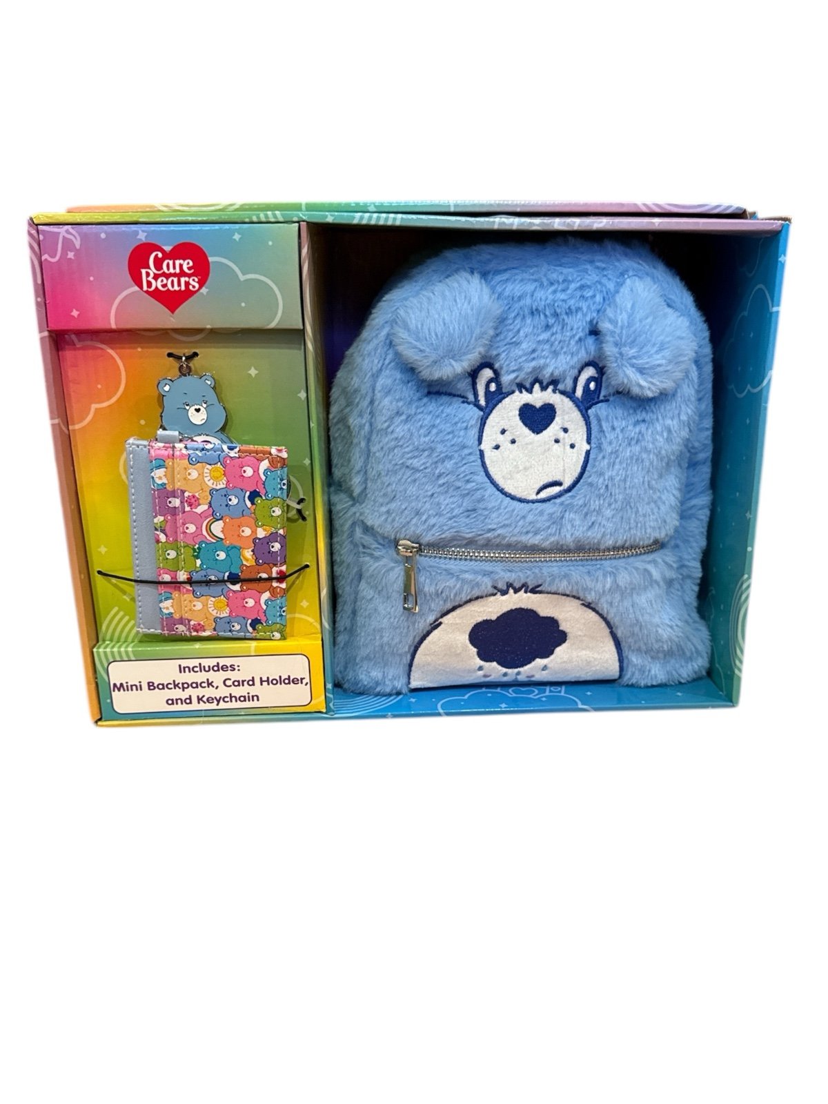 care bear mini backpack set