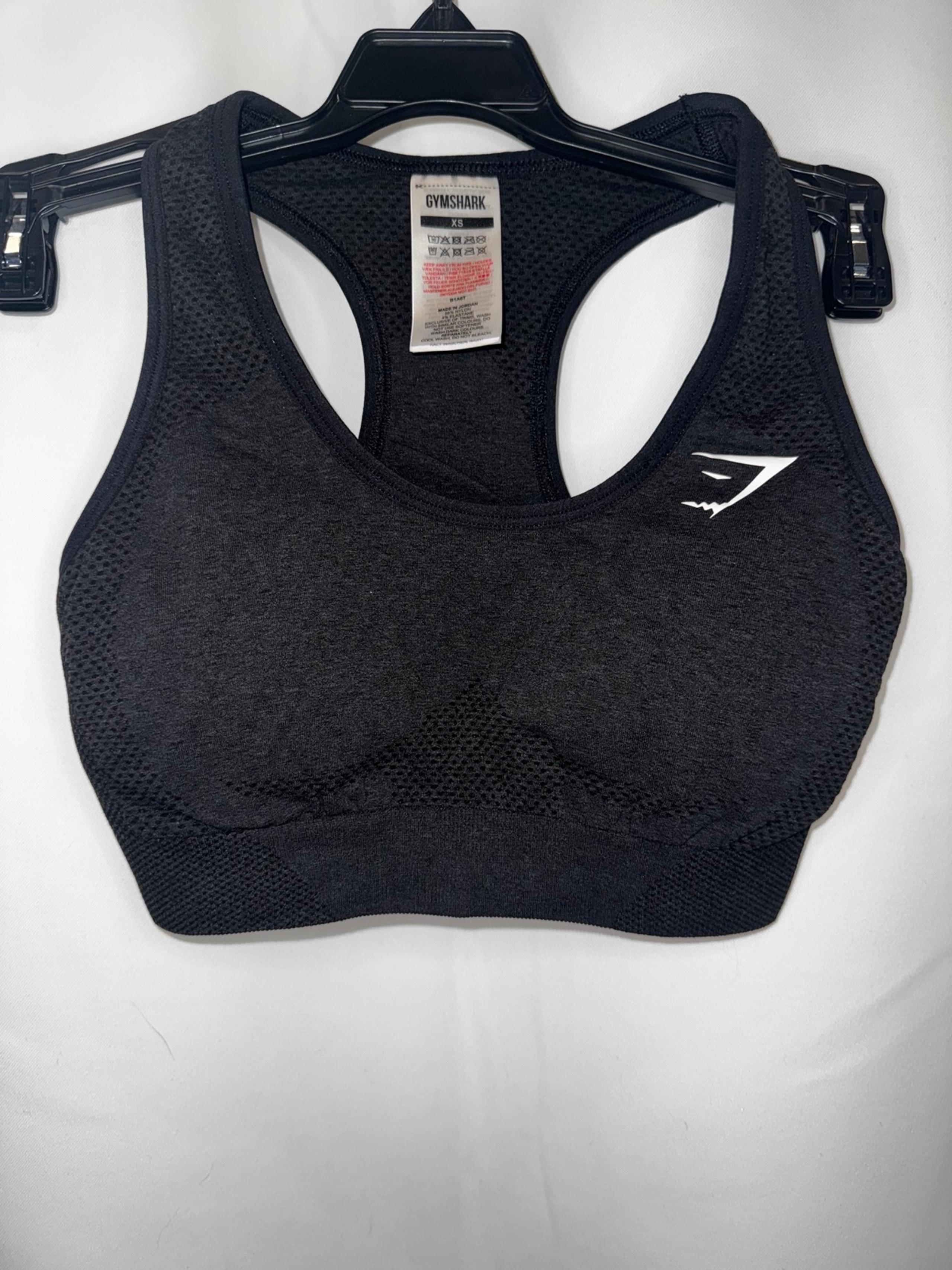 Gymshark Size XS Gymshark Vital Seamless Womens Fitness Sports Bra Black