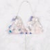 NEW Holographic Iridescent Disc Chainmail Triangle Top for Festival Size SM-MED