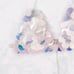 NEW Holographic Iridescent Disc Chainmail Triangle Top for Festival Size SM-MED