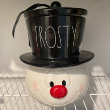 Rae Dunn Frosty the snowman cookie jar