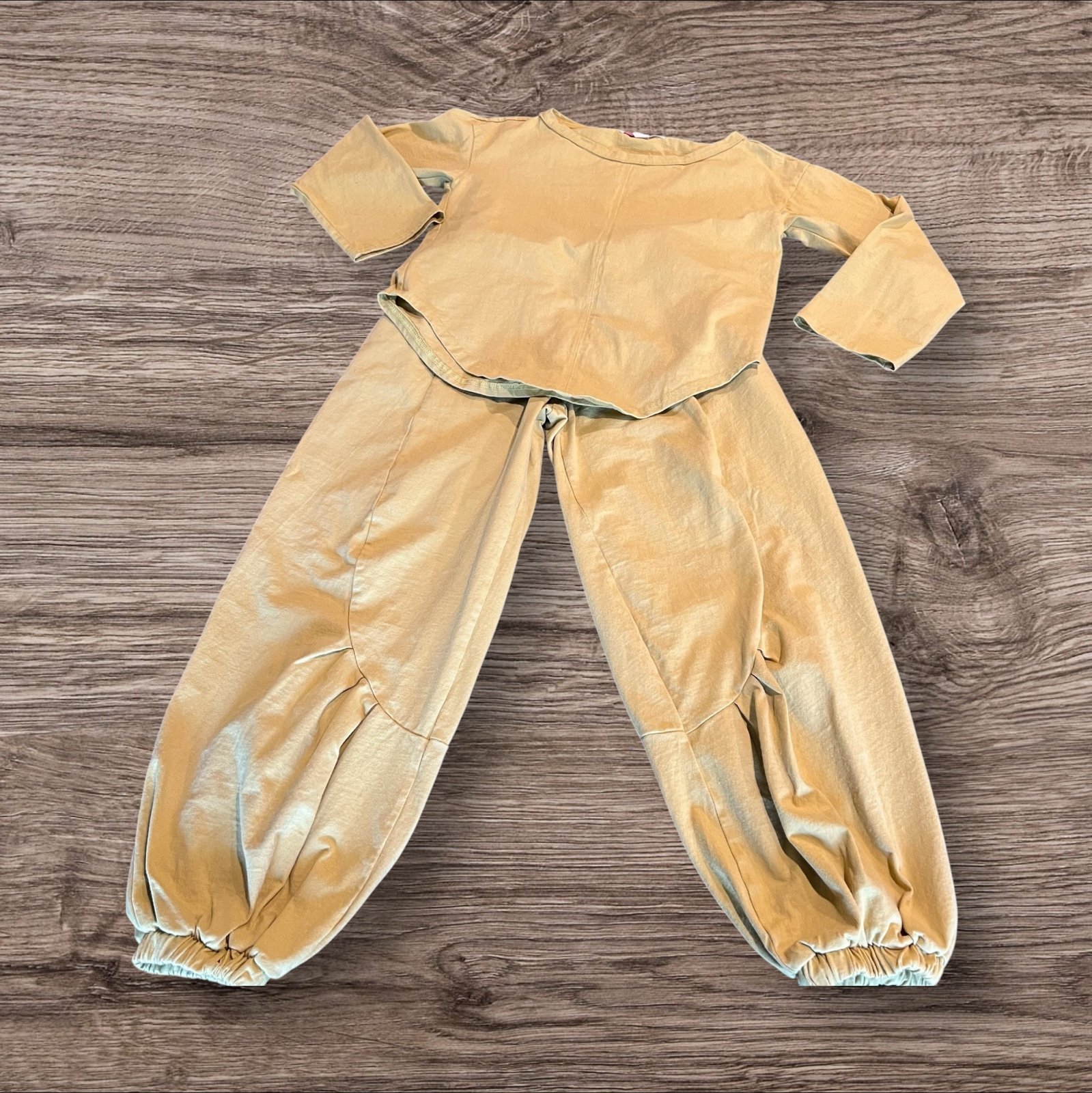 FP Beach Slouchy Jogger Pants and Scoop Neck Top Set Size XS
