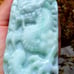 Type A jade Jadeite pendant Dragon Spit.