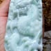 Type A jade Jadeite pendant Dragon Spit.