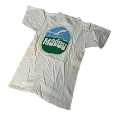 70s VINTAGE HANG TEN SURF BRAND MALIBU T-SHIRT SZ S