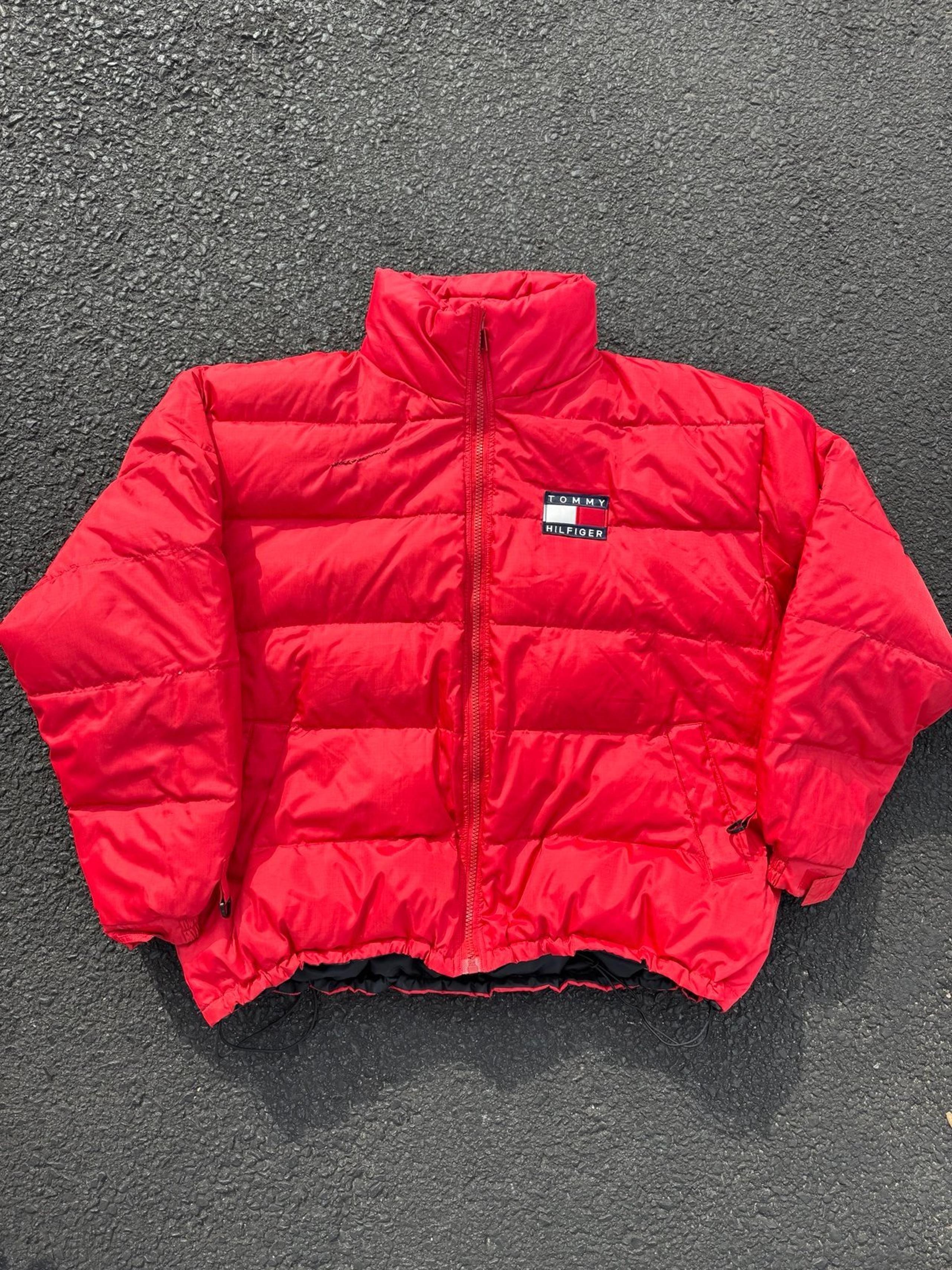 Tommy Hilfiger Vintage 90’s Hip Hop Rap Puffer Down Bubble Jacket Coat