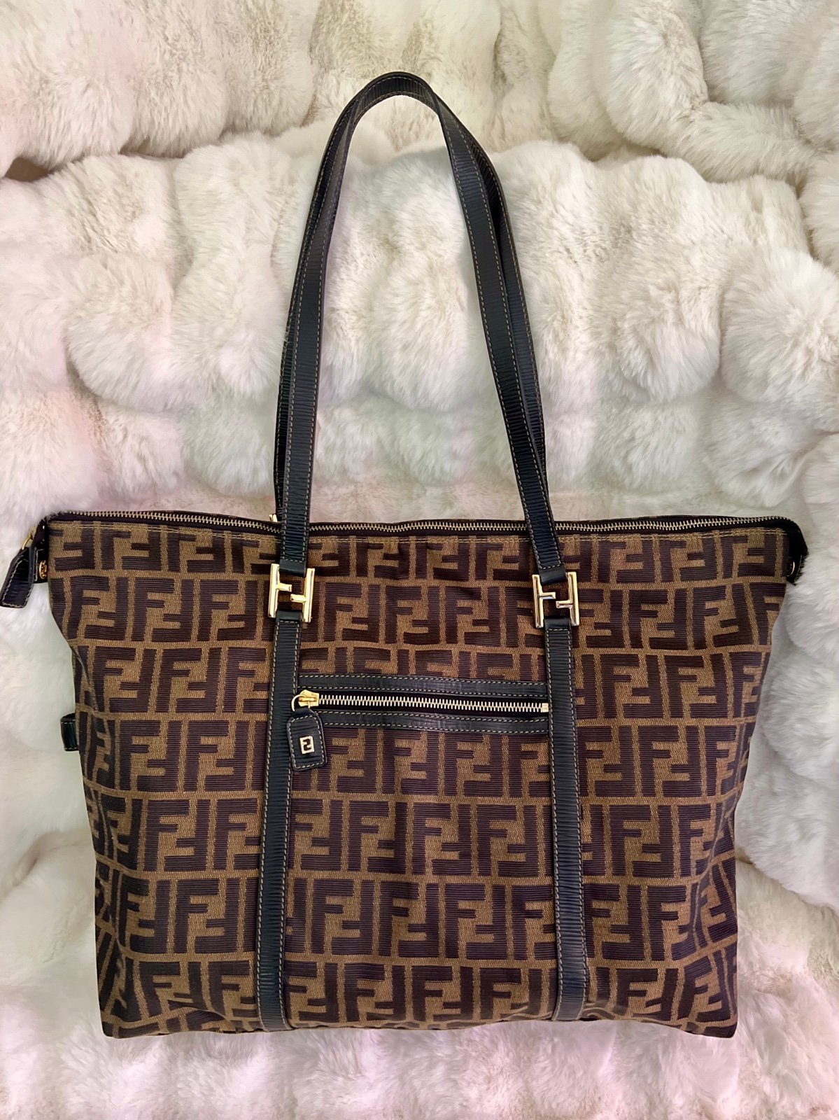FENDI Zucca Travel Bag