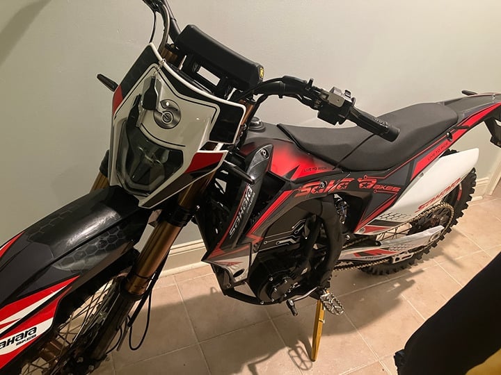 ADULT ELECTRIC DIRT BIKE ENDURO MOTORCYCLE - 12KW NICOT EBEAST 4 GEARS
