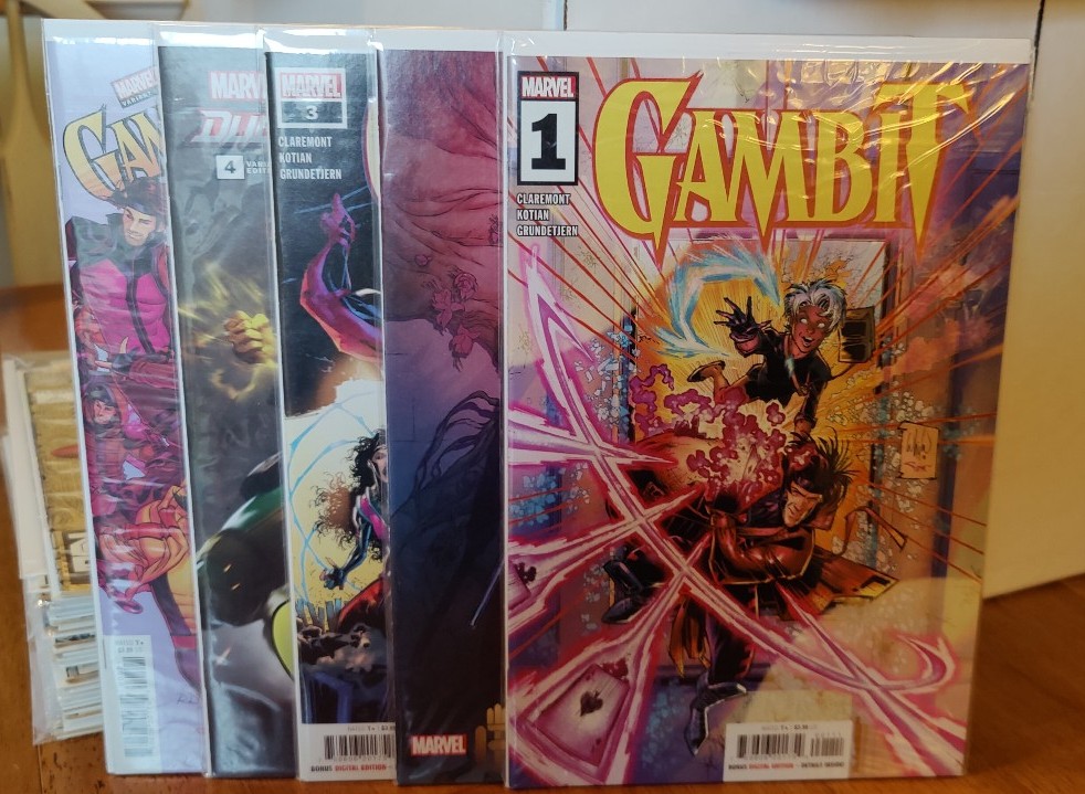 Gambit Marvel Comics Bundle #1-5