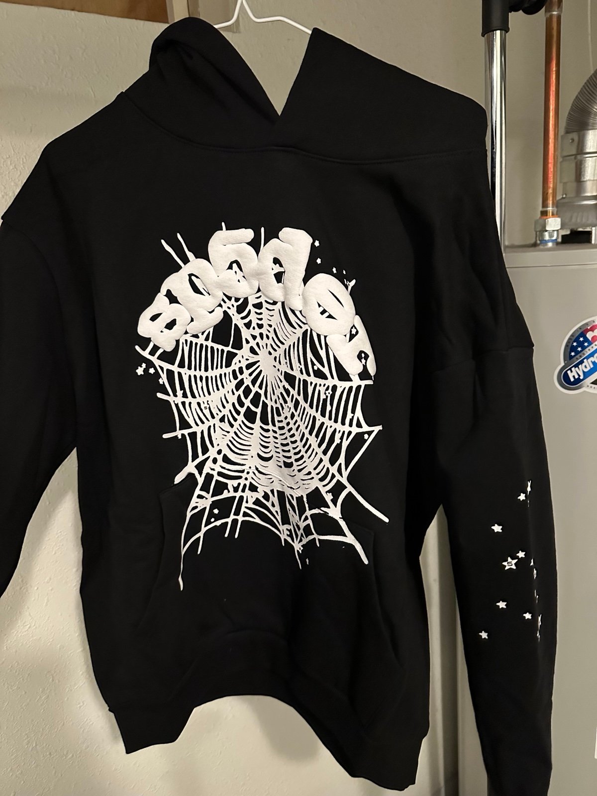 Black 'Original' Sp5der Hoodie Size M