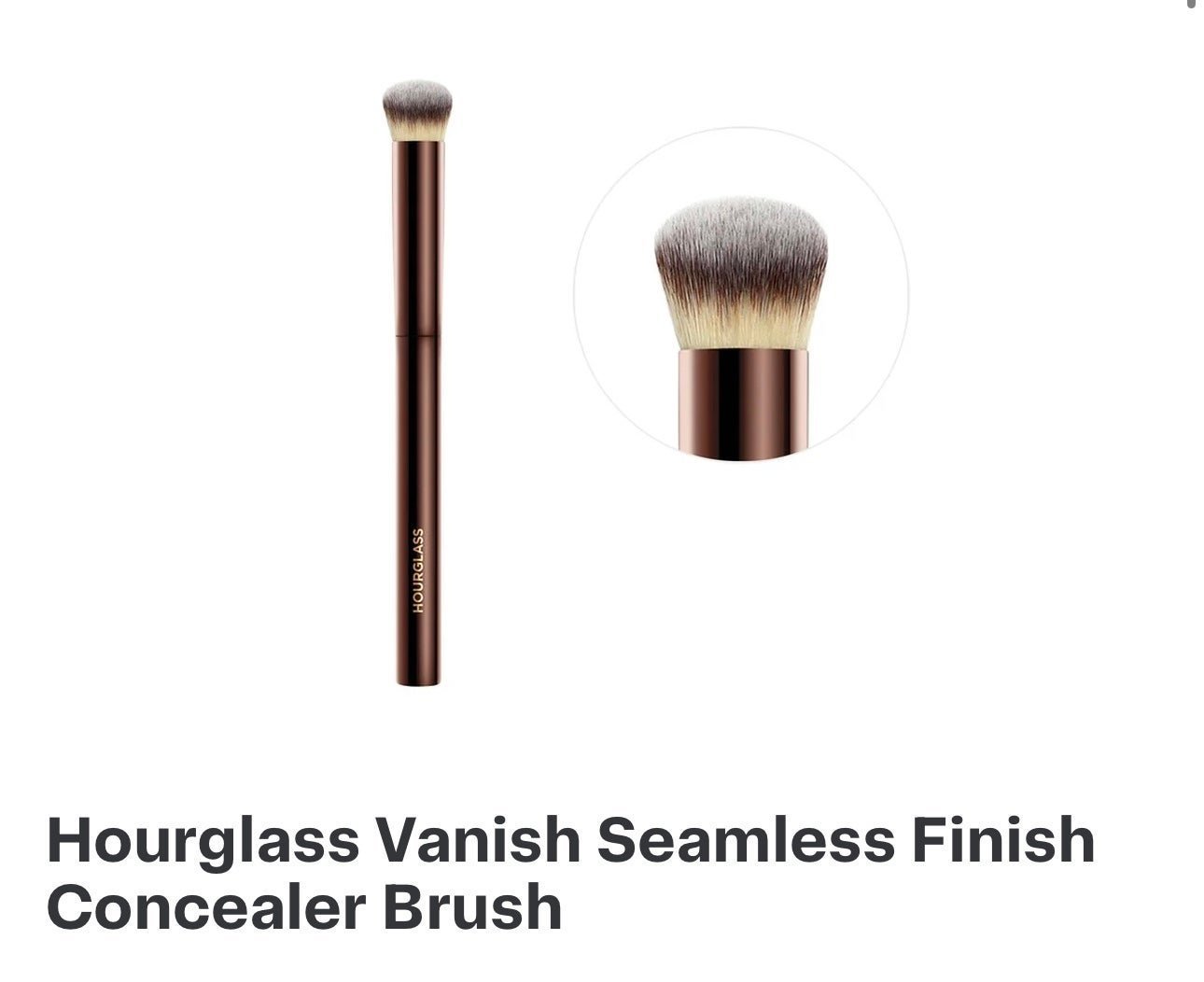 Hourglass Vanish Seamless Finish Concealer Brush MSRP39