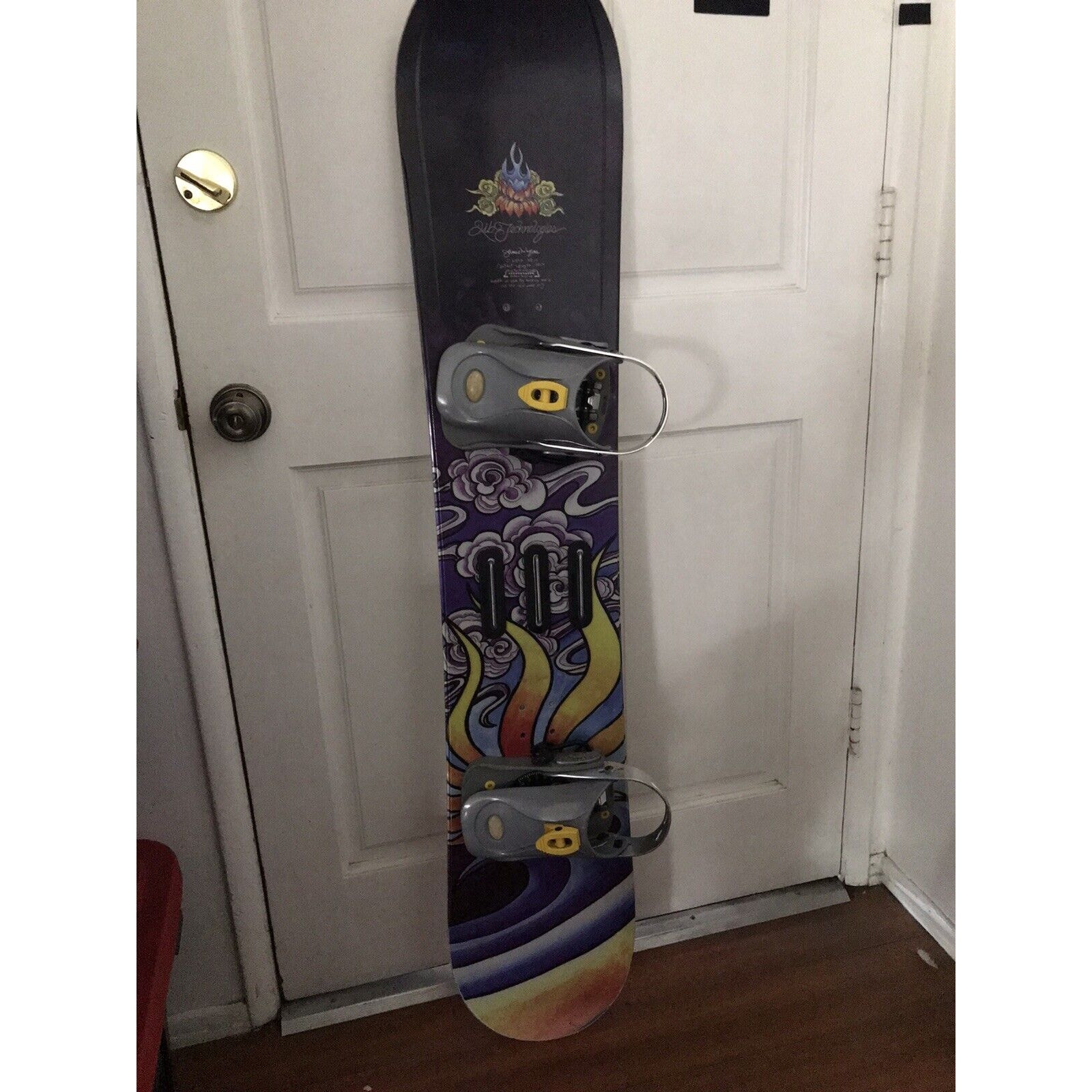 Vintage Lib Tech Jamie Lynn Sun Wave Snowboard 142 Cm. Made in USA