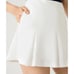 OGL White Pleated Cotton Blend Ponte Tennis Skort -Pockets- Size XL