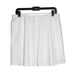 OGL White Pleated Cotton Blend Ponte Tennis Skort -Pockets- Size XL