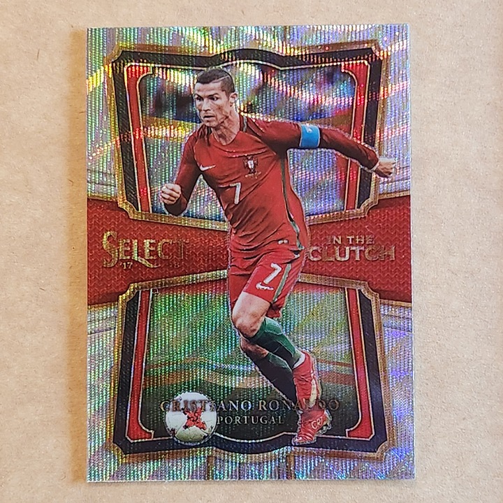 CRISTIANO RONALDO IC-2 2017-18 Panini Select Soccer IN THE CLUTCH PRIZM PORTUGAL