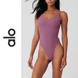 ALO YOGA | Mesh Sheer Illusion Bodysuit | S