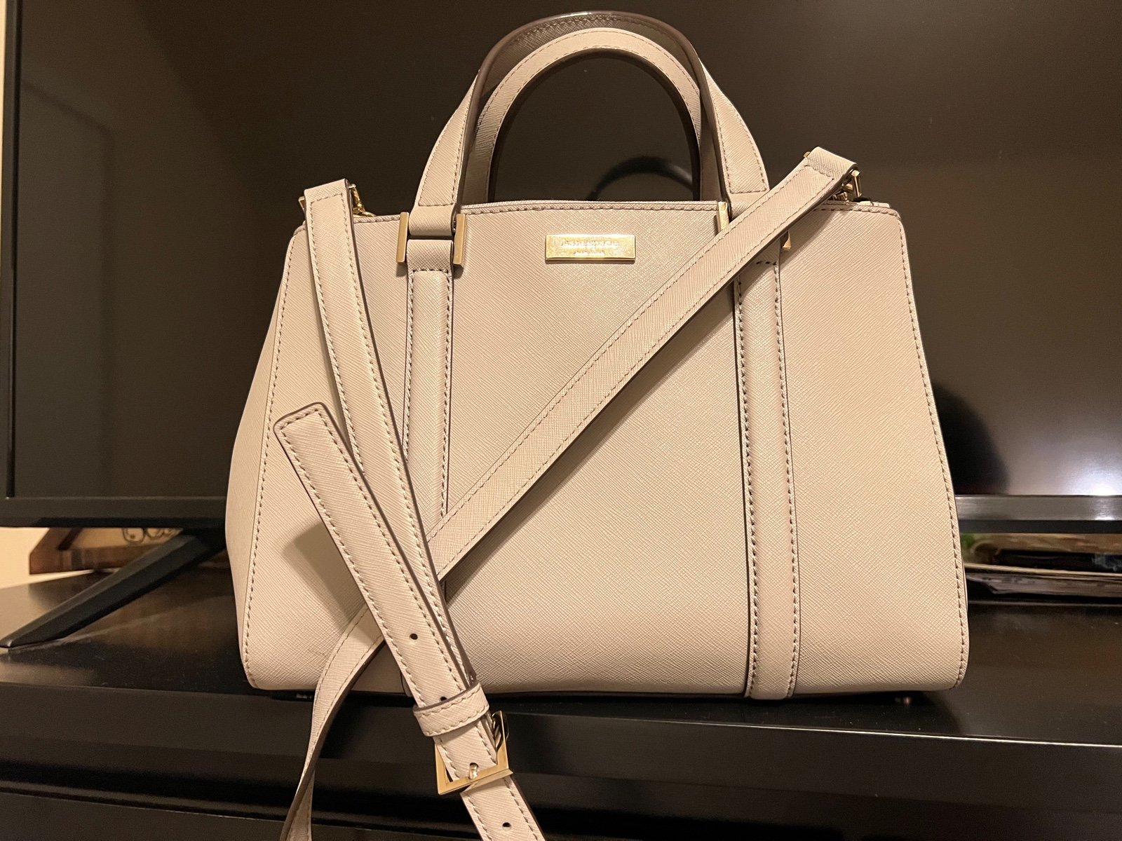 Kate Spade New York Bare Refined Grain Leather Satchel