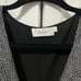 A.L.C. 100% Silk Viera Black & White Deep V-Neck Dress (Size 4)