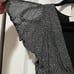 A.L.C. 100% Silk Viera Black & White Deep V-Neck Dress (Size 4)