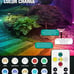 2 outdoor solar lights