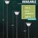 2 outdoor solar lights
