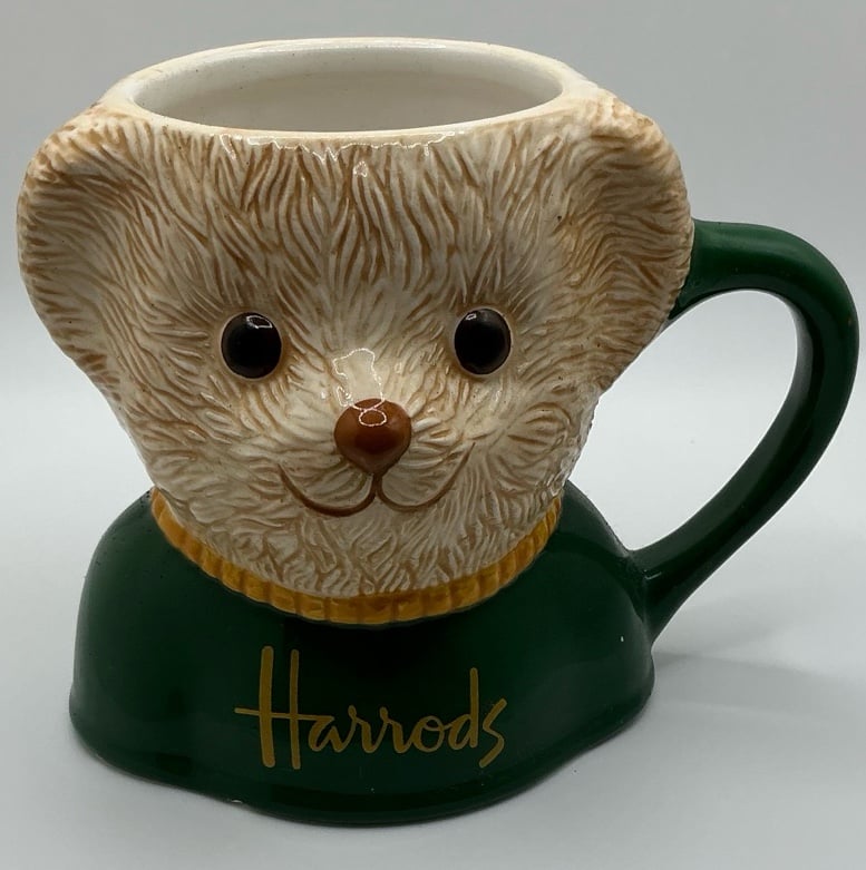 A Vintage HTF Rare Harrods Knightsbridge Bear Ceramic Coffee Mug
