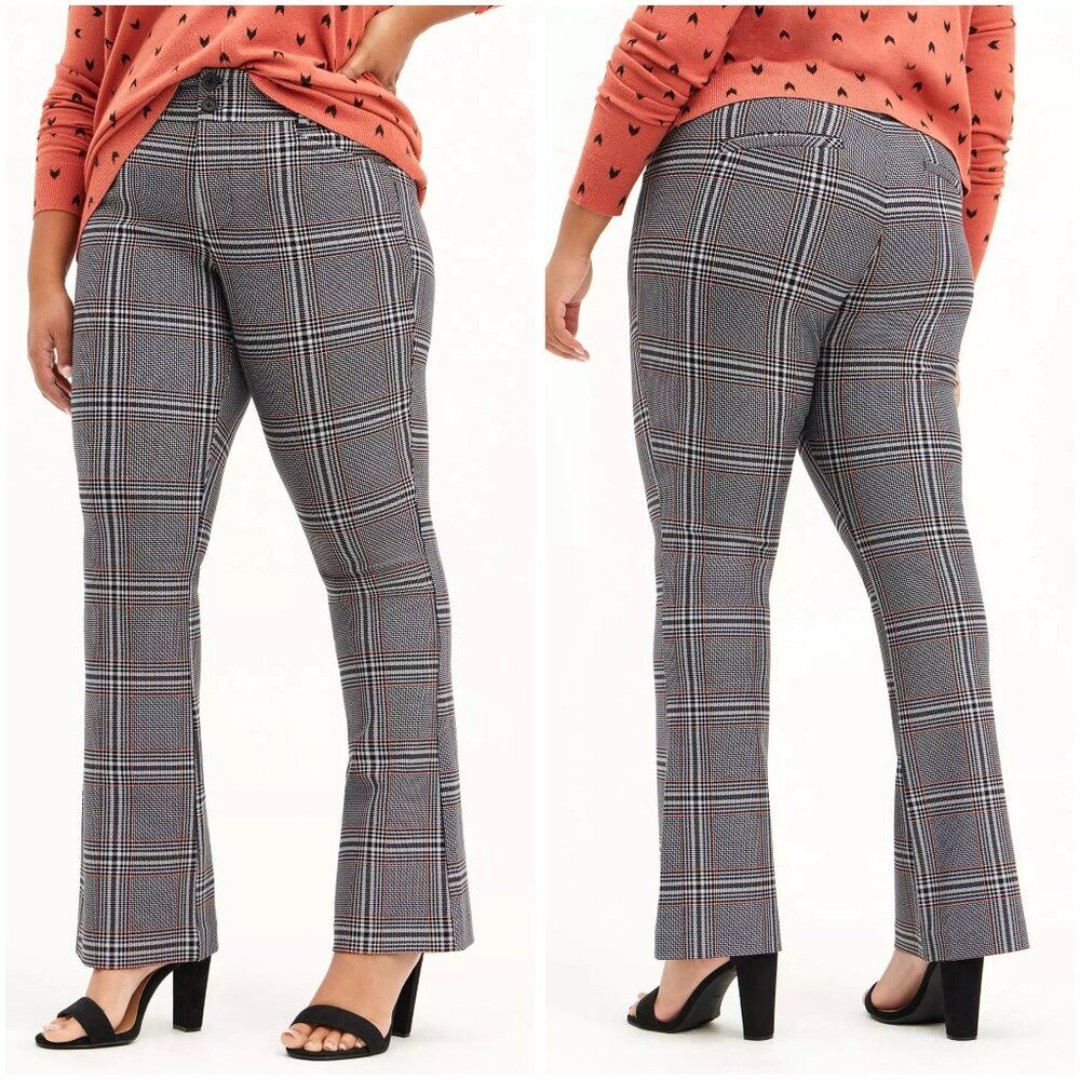 Torrid Trouser Boot Studio Luxe Ponte Mid-Rise Pant Size 20R