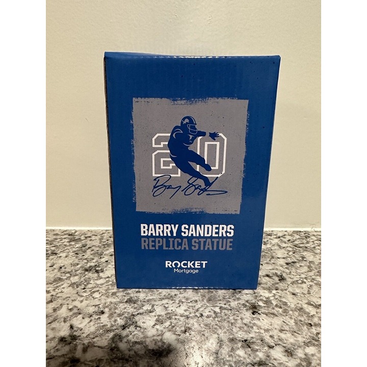 Barry Sanders Replica Statue NFL Football SGA 1-7-24 Detroit Lions