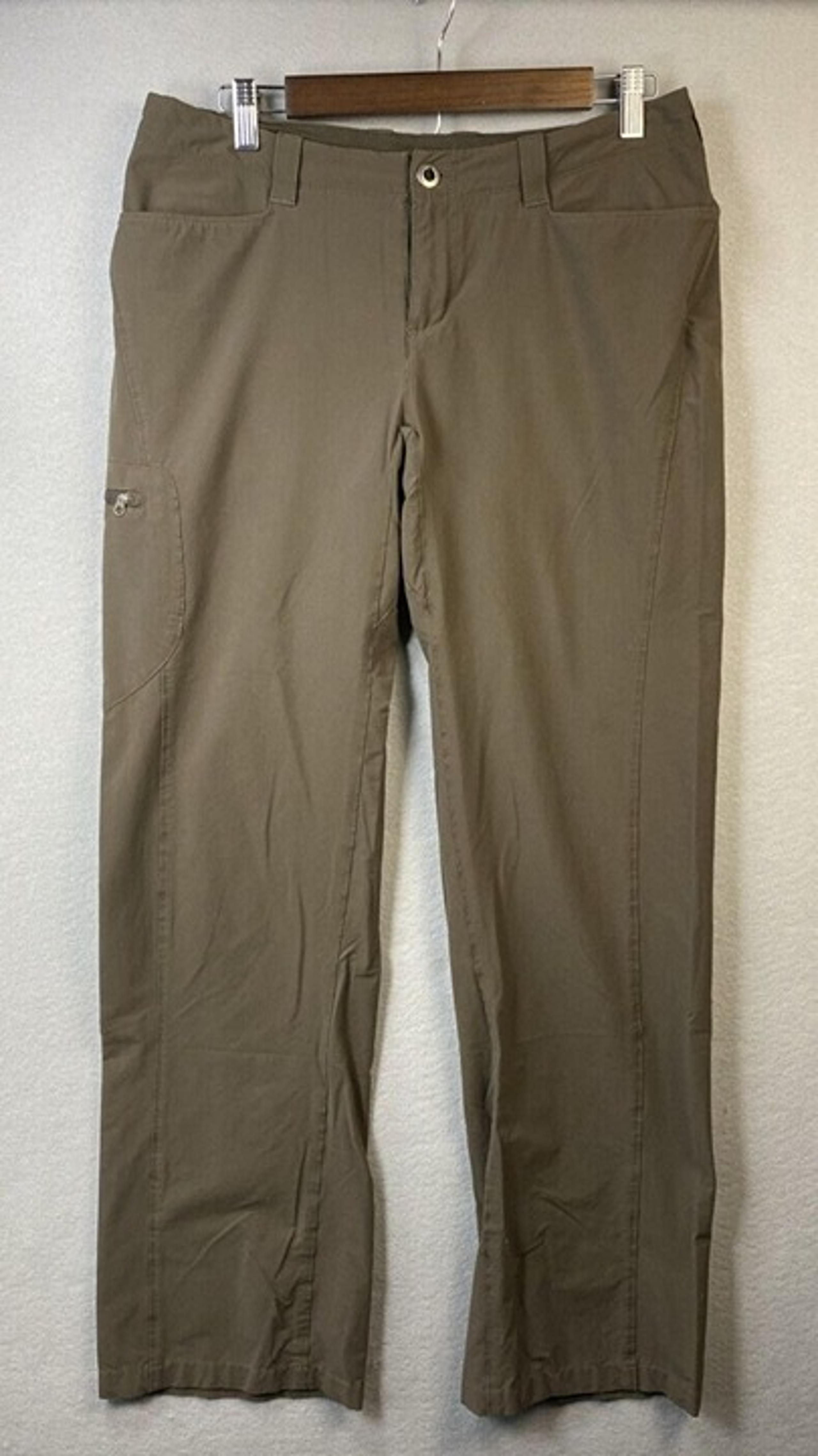Patagonia Pants Womens Size 8 Brown Rock Guide Hiking Camping Fishing Stretch