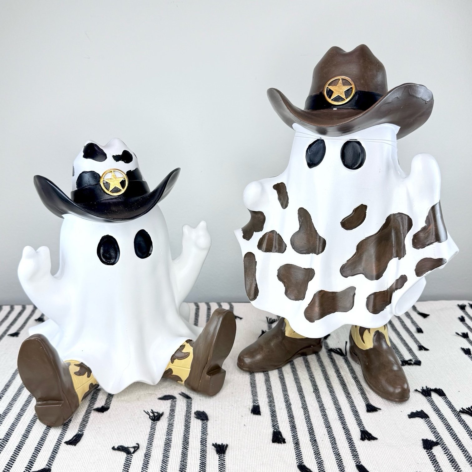 NEW Goblin & Ghoul Ghost Cowboy Halloween Figurines