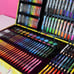 Budding Artist Multipurpose Kids Drawing Art Set/Kit with 210 Pieces