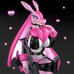 Seductive Pink Lizard Woman Fan Art Poster Figurine | Resin Print | Garage Kit