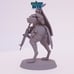 Seductive Pink Lizard Woman Fan Art Poster Figurine | Resin Print | Garage Kit