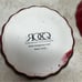 ROCQ Parisian Patisserie 5.5 4 Red Ramikin Scalloped Edge Ceramic Pastry Dishes