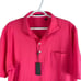 NEW Turtleson Everett Polo Shirt Mens Large Rouge Red Stretch S/S Cotton Knit