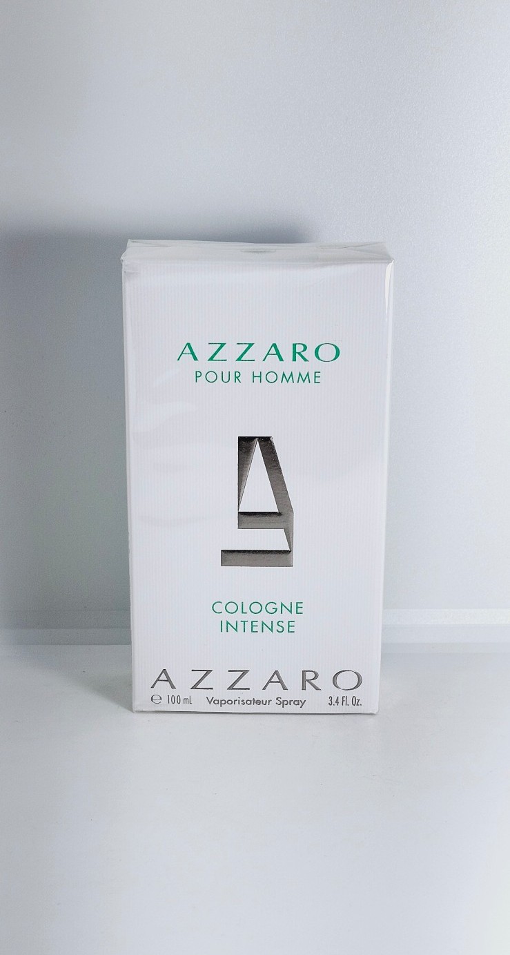 AZZARO COLOGNE INTENSE FOR MEN-EDC-SPRAY-3.4 OZ-100 ML-AUTHENTIC-MADE IN FRANCE