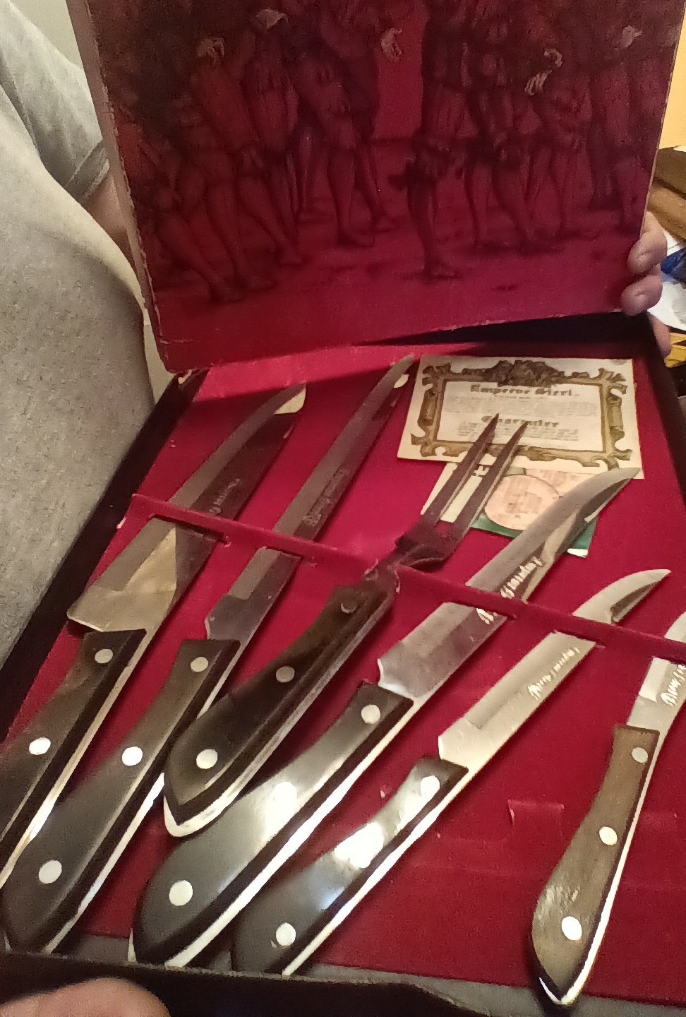 Emperor steel antique knives