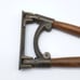 1970s Swivel Plant Hook Wood & Metal Lantern Lamp Wall Hanger Decor USA Vintage