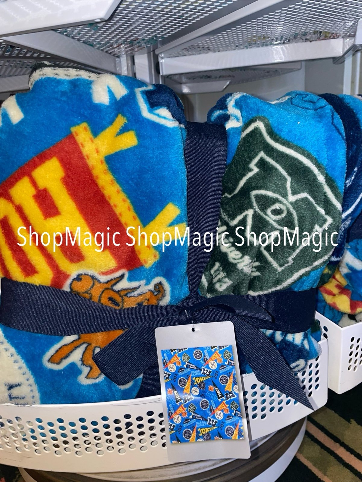 Disney Parks Monsters Inc Throw Blanket