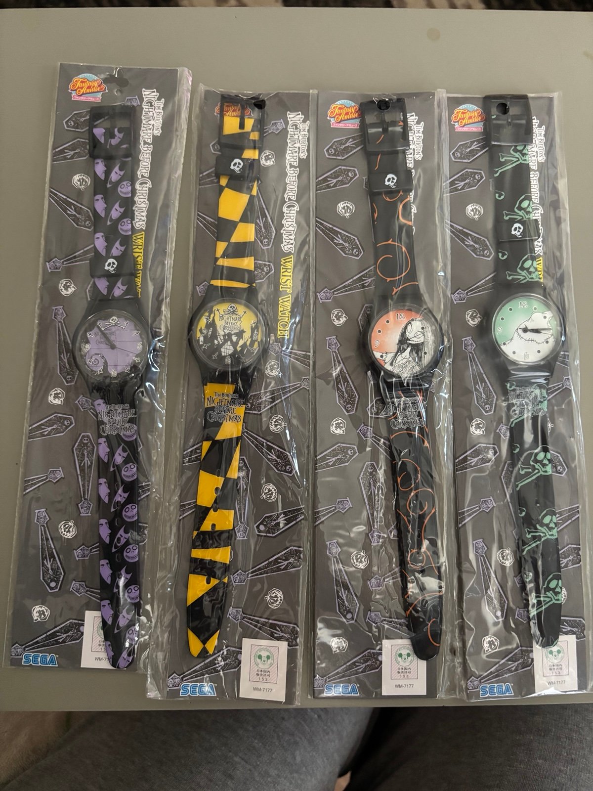 Sega 1999 nightmare before Christmas watches