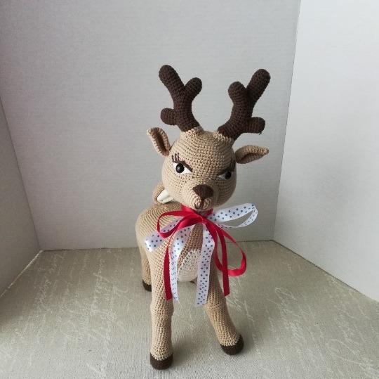 Reindeer. Crochet. Handmade.