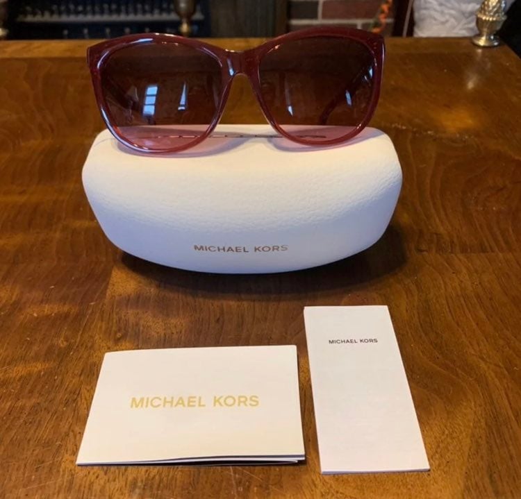 Michael Kors Burgundy Sunglasses NWT