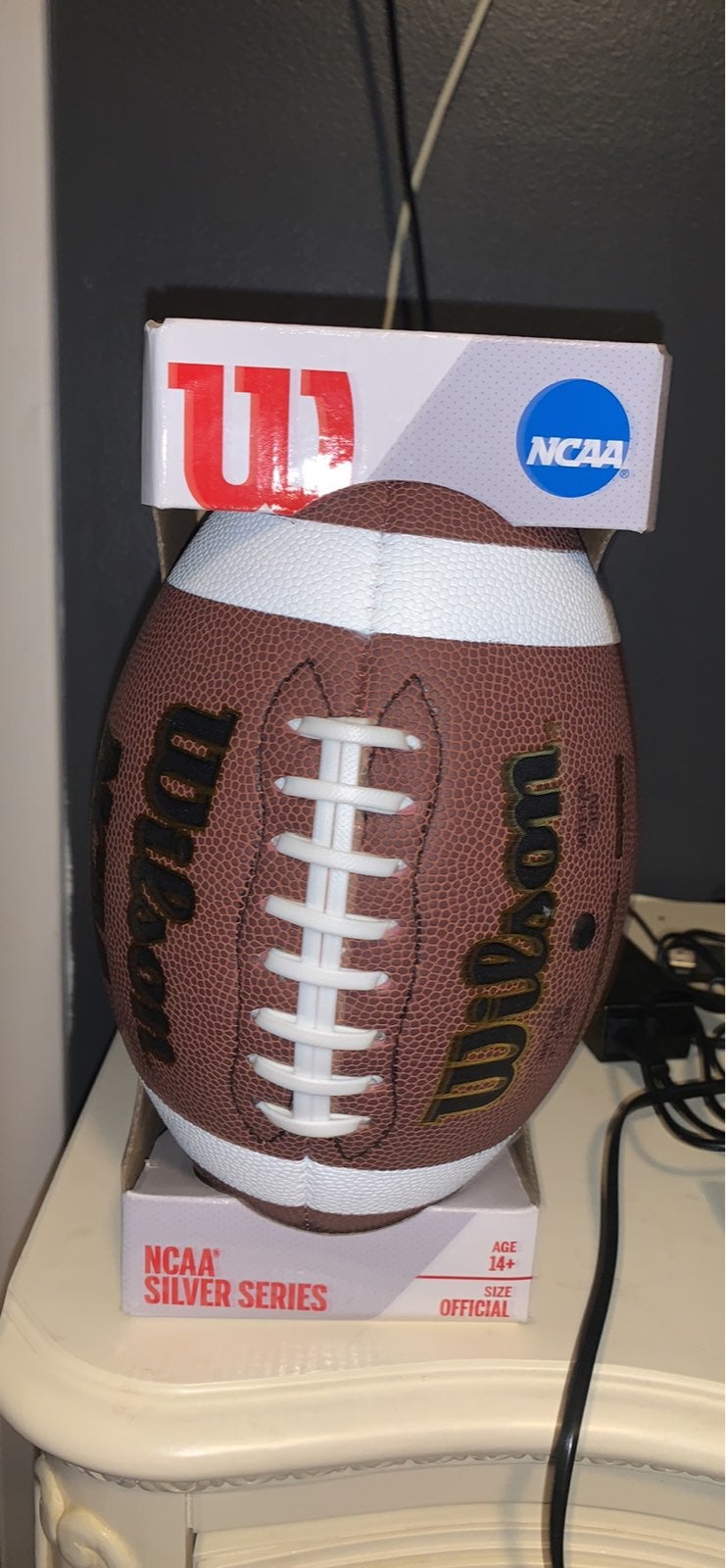 Wilson Silver Football Equipment | Mercari