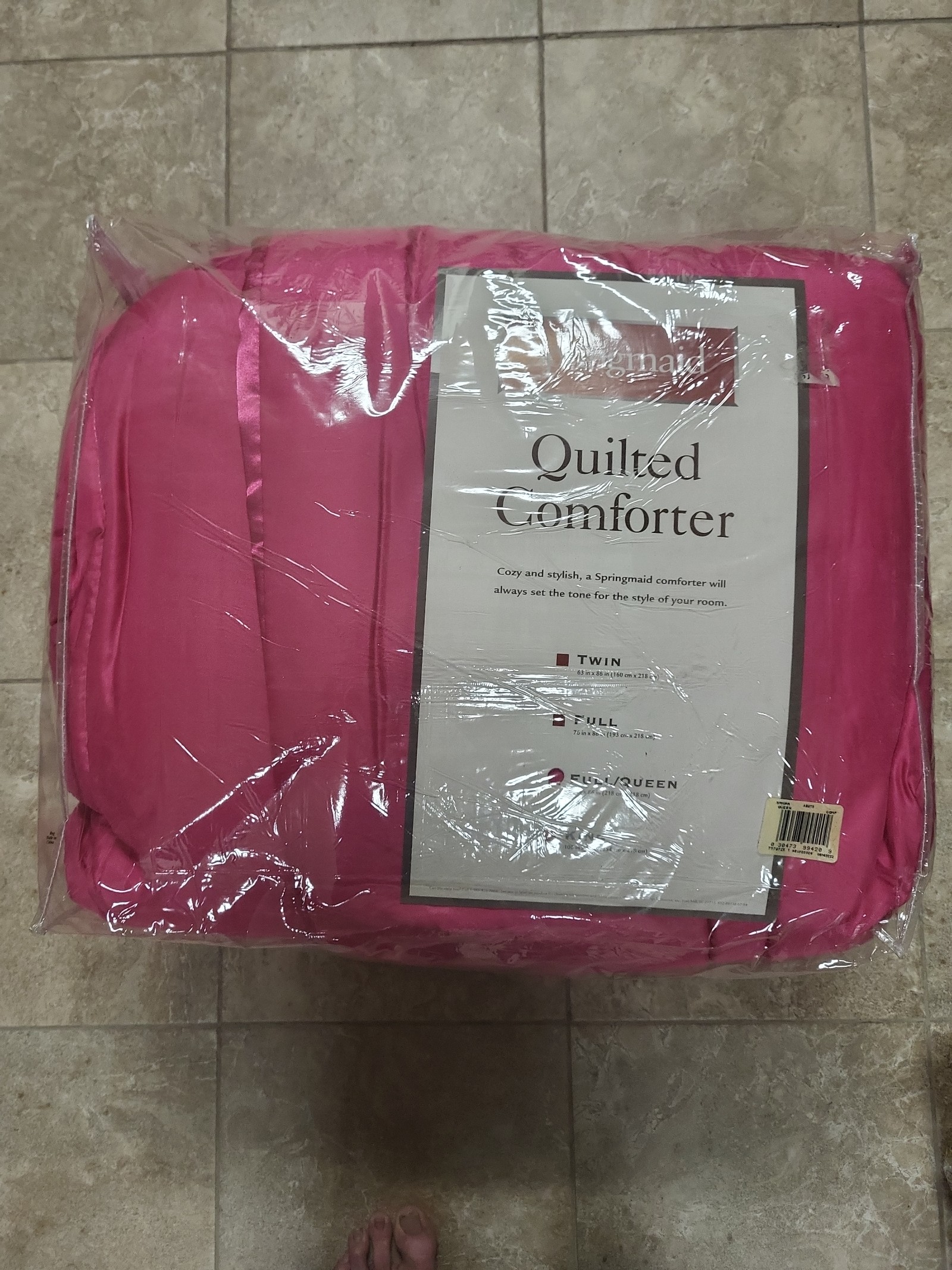 Quilted comforter