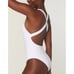 NWT Andie Women's The Tulum Open Strappy Back One Piece Swimsuit White Size S