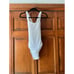 NWT Andie Women's The Tulum Open Strappy Back One Piece Swimsuit White Size S